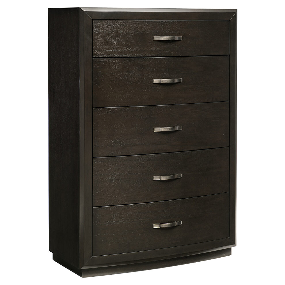 Dark charcoal finish chest by Homelegance