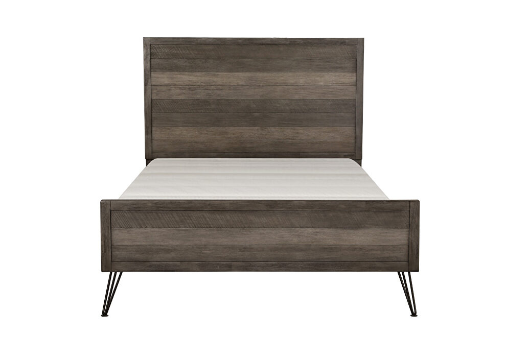 3-tone gray finish full bed by Homelegance