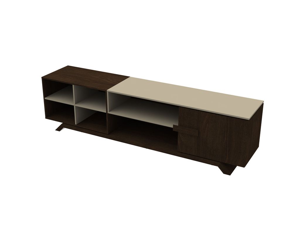 Wenge/caramel modern tv-unit by Moe's Home Collection