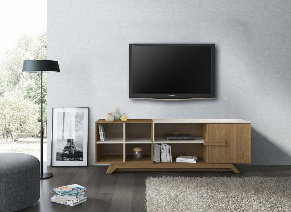 Oak hanover modern tv-unit by Moe's Home Collection