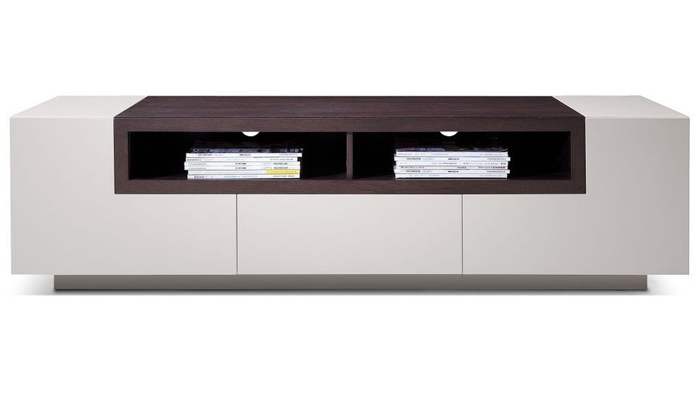 White high-gloss contemporary TV Stand by J&M