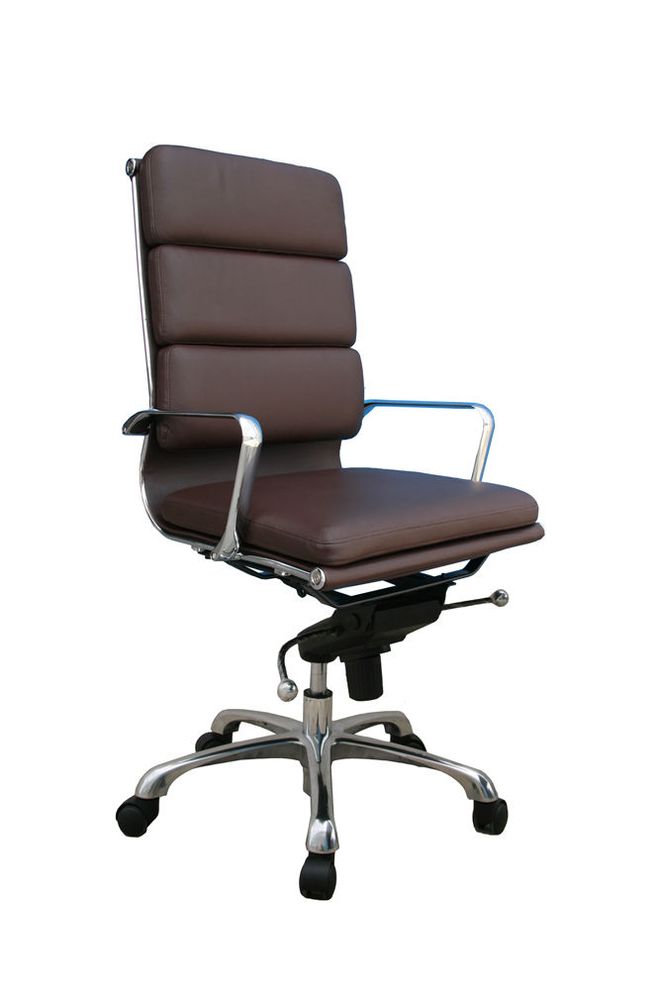 Modern office chair in brown by J&M