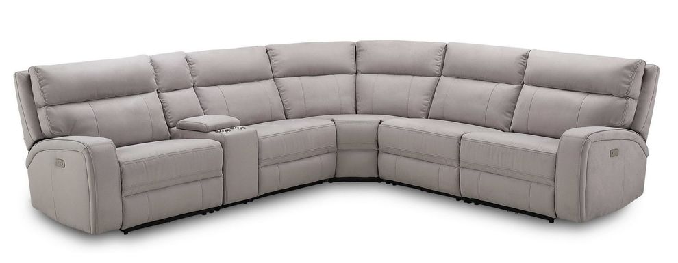 6pcs motion fabric sectional sofa by J&M