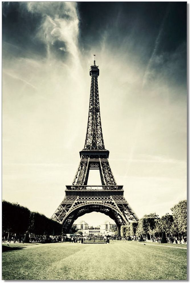 Eiffel tower premium acrylic wall art by J&M