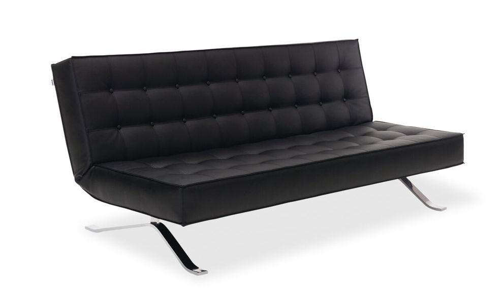 Award winning design black tufted sofa bed by J&M