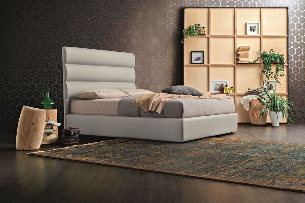 Italian-made platform bed in contemporary style by J&M