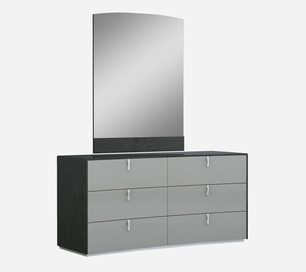 Modern gray/black dresser by J&M