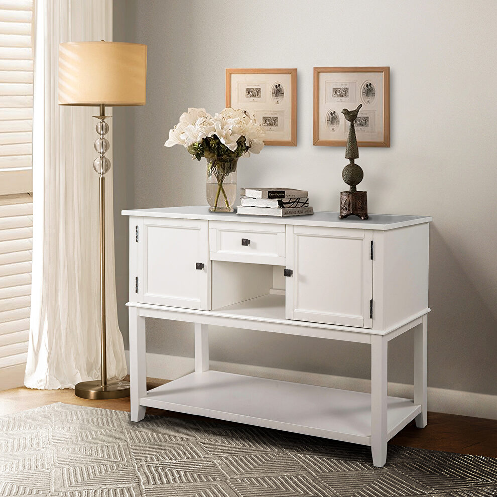 Console table with drawers in white by La Spezia