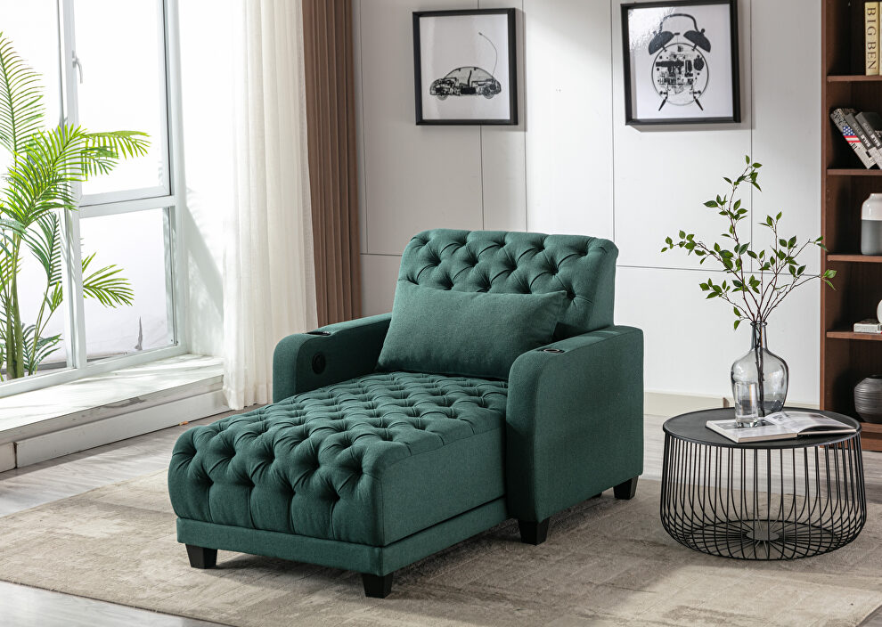 Green high-quality fabric leisure barry sofa by La Spezia