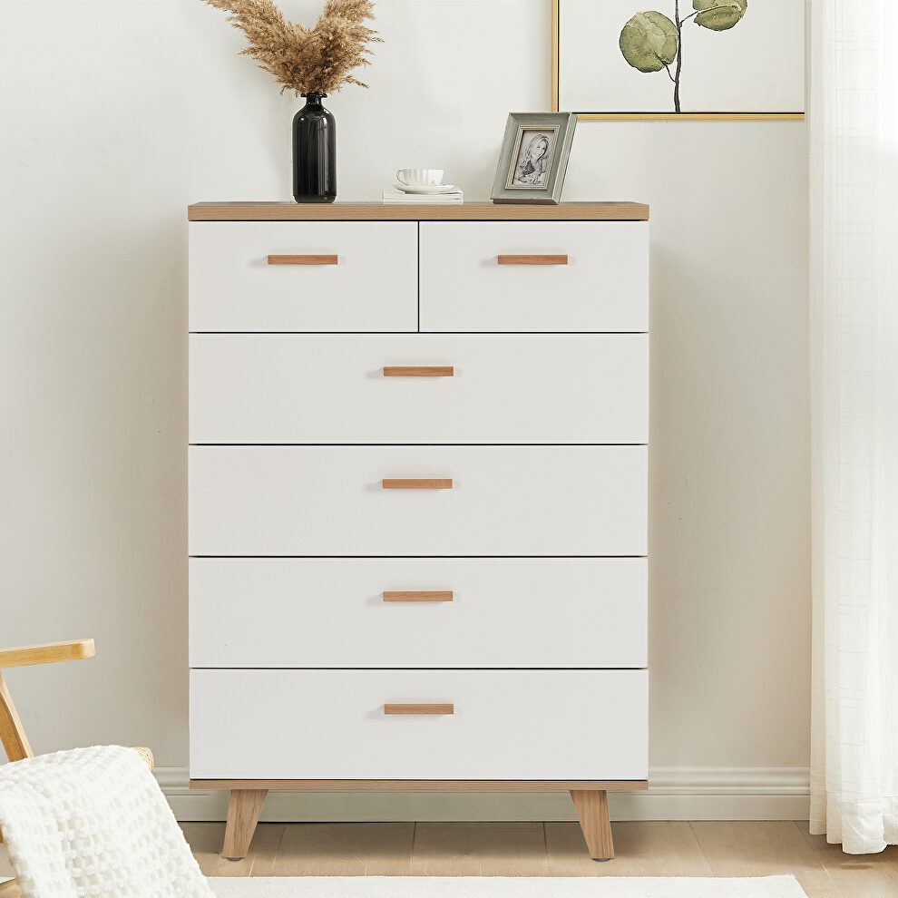 Drawer storge cabinet solid wood handles and foot by La Spezia