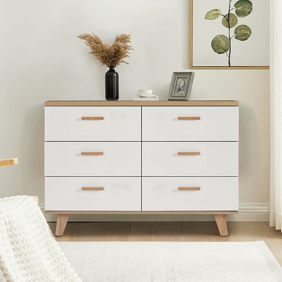 Drawer storge cabinet solid wood handles and foot standwood by La Spezia