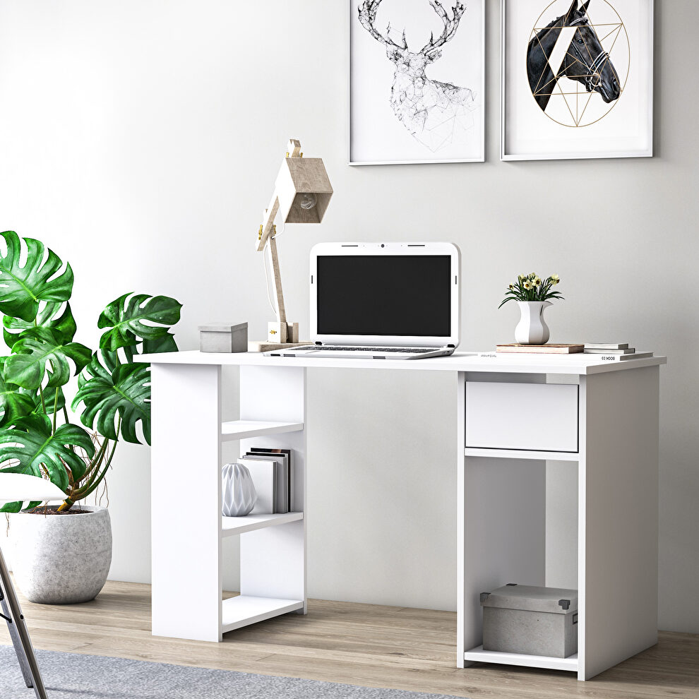 Office desk modern contemporary with storage by Mod-Arte