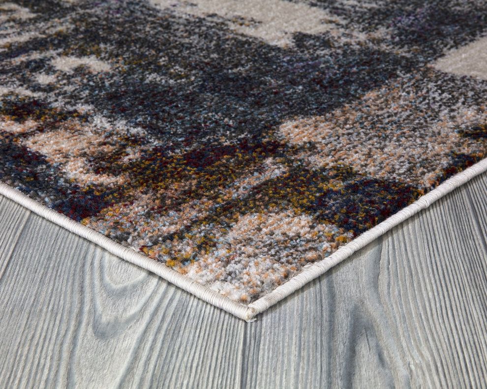 Jewel 5'2 X 7'2 Transitional & Contemporary Abstract, Geometric& Distressed Multi area rug by Mod-Arte
