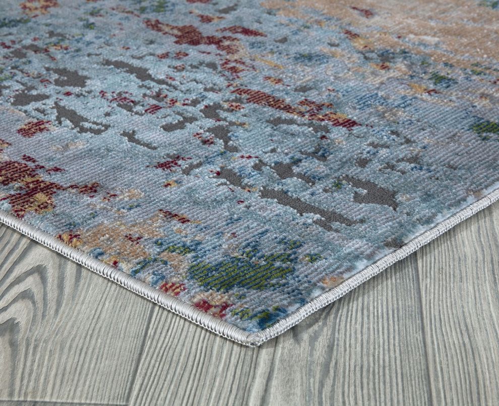 Mirage 7'10 X 10'2'  Modern & Contemporary Abstract Multi/Blue area rug by Mod-Arte