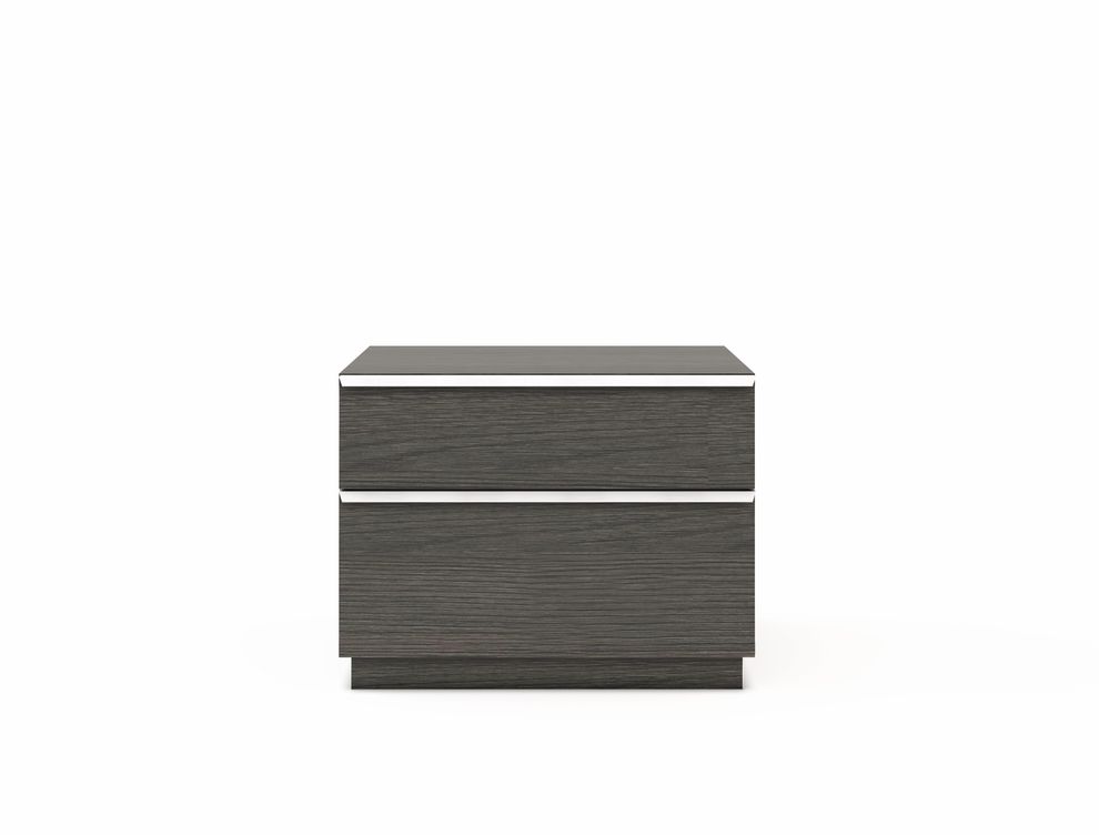 Modern gray European nightstand by Mod-Arte