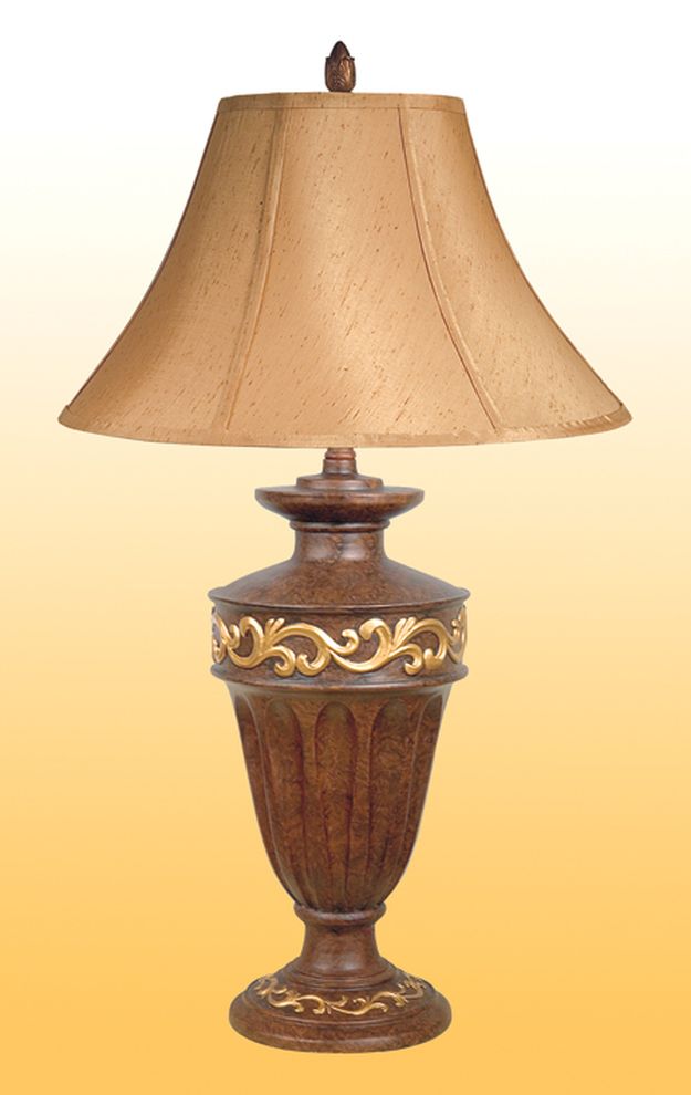 Golden Ivy design table lamp set by Mainline
