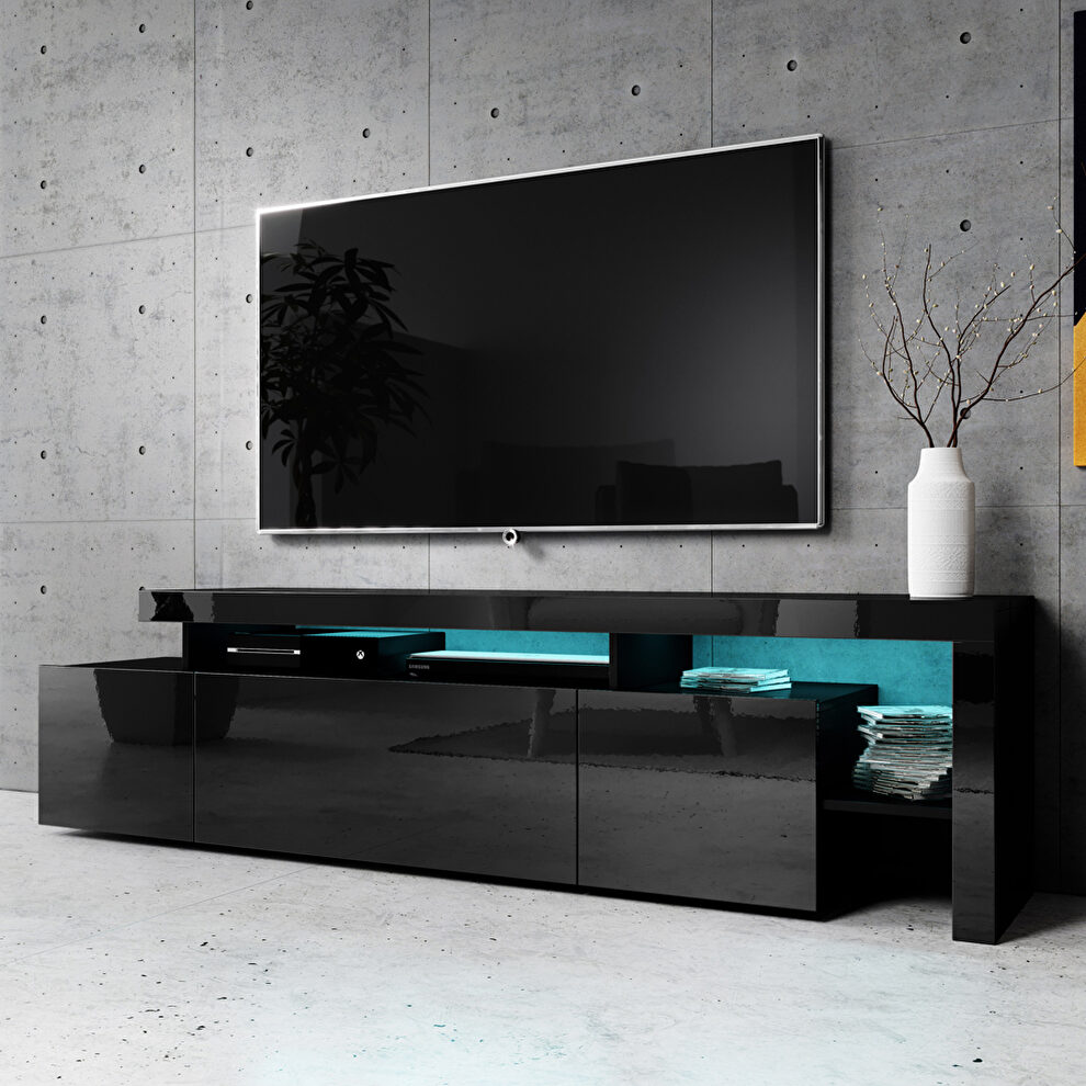73 inch contemporary asymmetrical tv stand by Meble