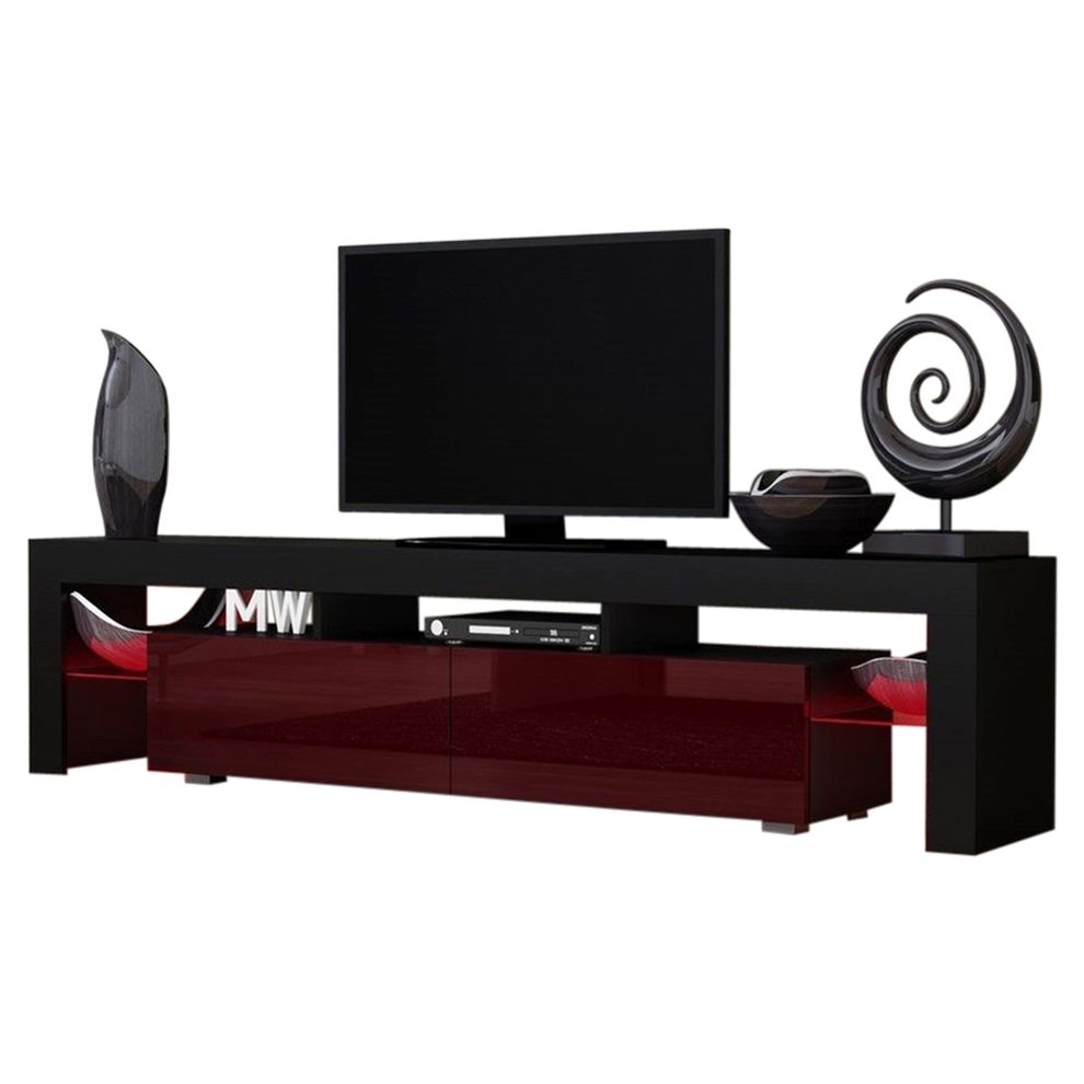 Contemporary low-profile tv-stand w/ led by Meble