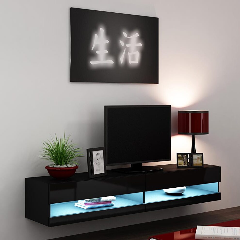 Wall-mounted floating tv stand by Meble