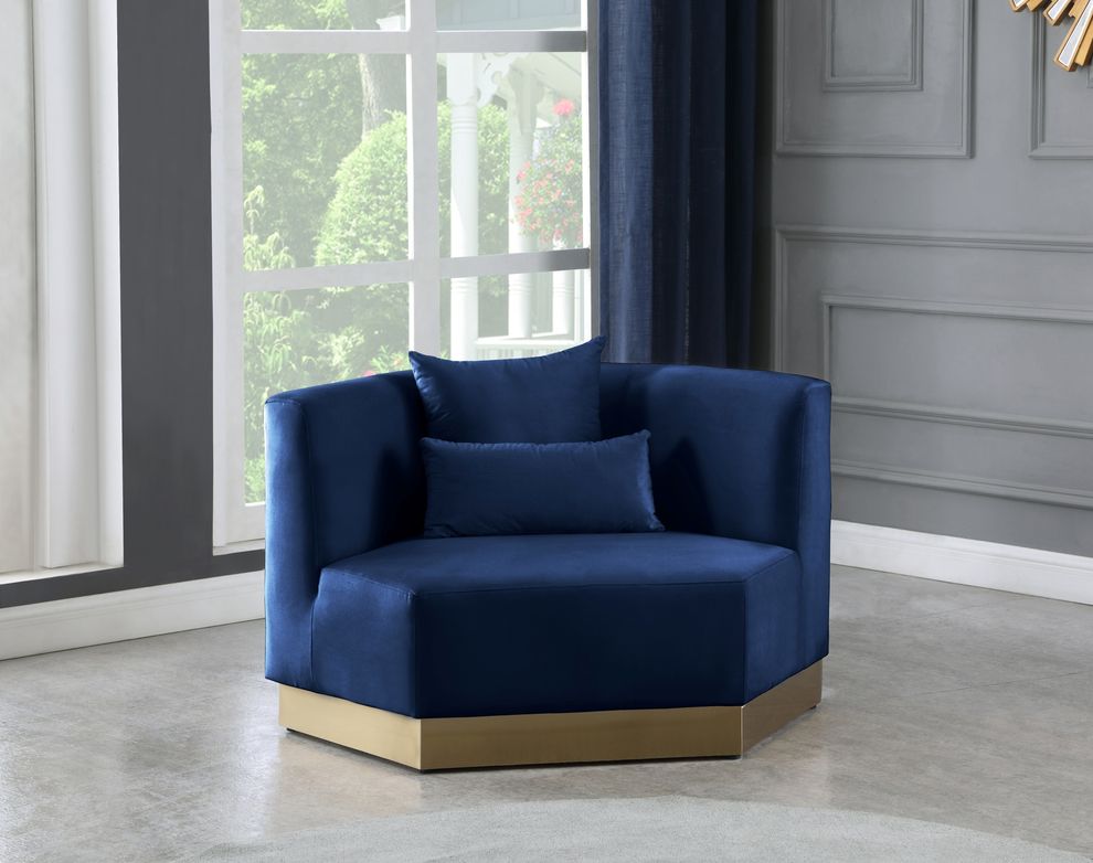 Modular design / gold base contemporary chair by Meridian