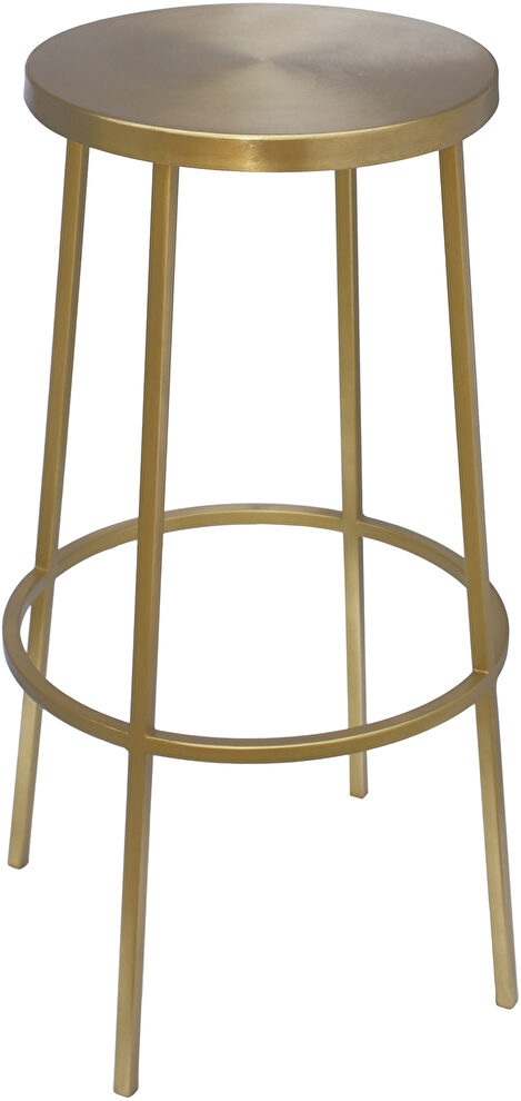 Gold elegant stylish bar stool by Meridian