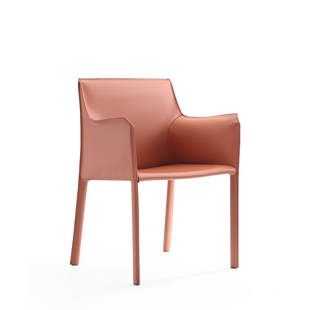 Clay saddle leather armchair by Manhattan Comfort