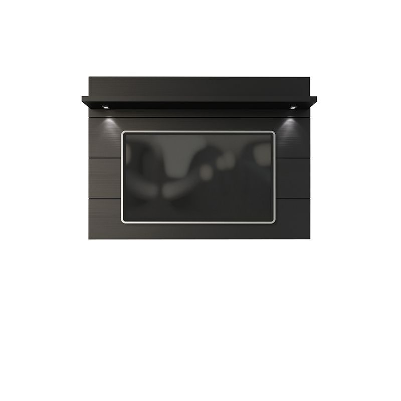 Floating wall tv panel 1.8 in black matte by Manhattan Comfort