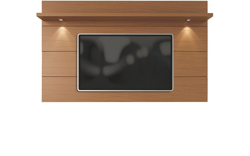 Floating wall tv panel 1.8 in maple cream by Manhattan Comfort