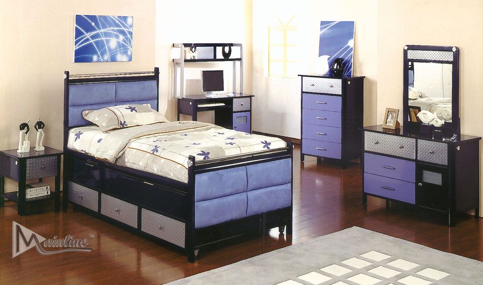 Captain Bed, Trundle, platform an drawers by Mainline