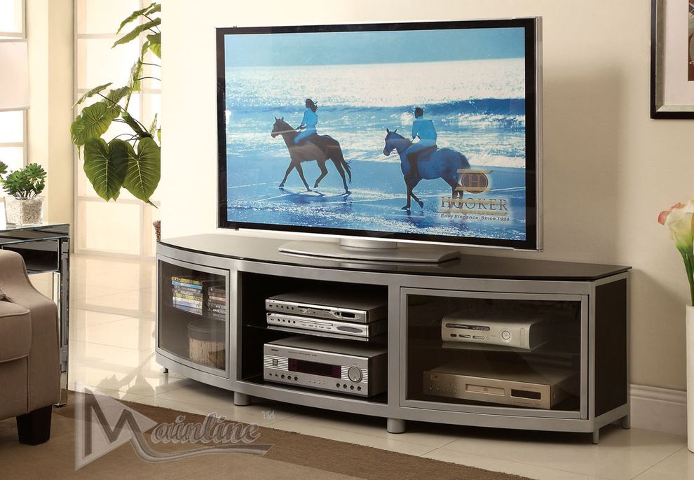 Conver profile and curved doors TV Stand by Mainline