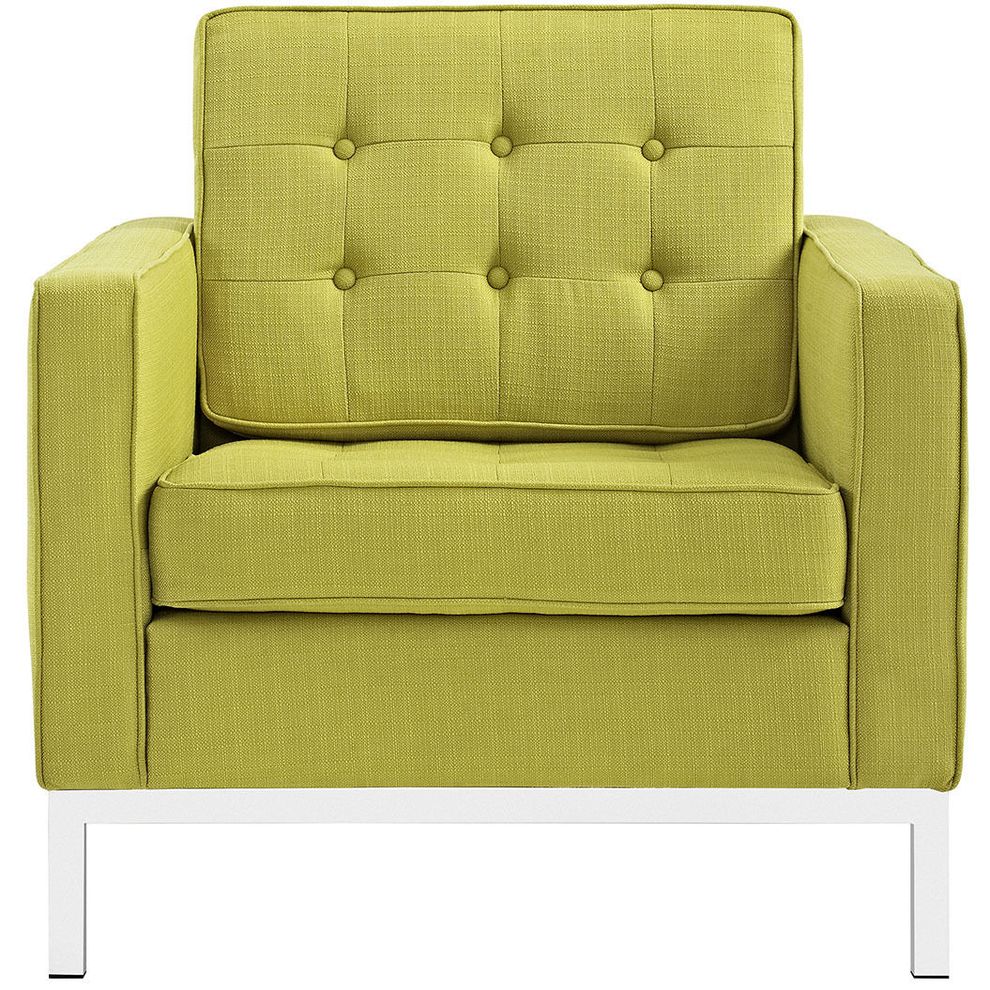 Wheatgrass quality fabric retro style chair by Modway