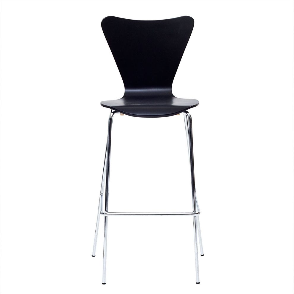 Minimalist bar stool by Modway