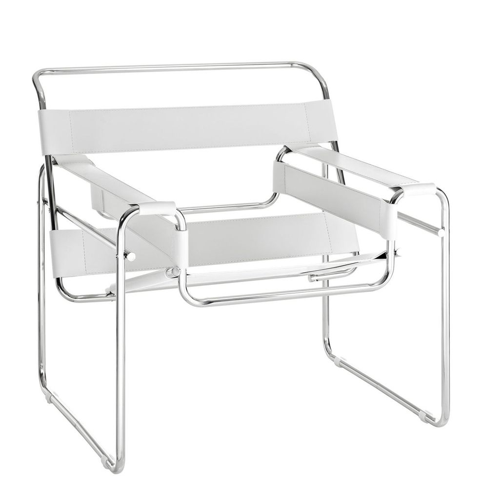 Innovative Iounge chair in white by Modway