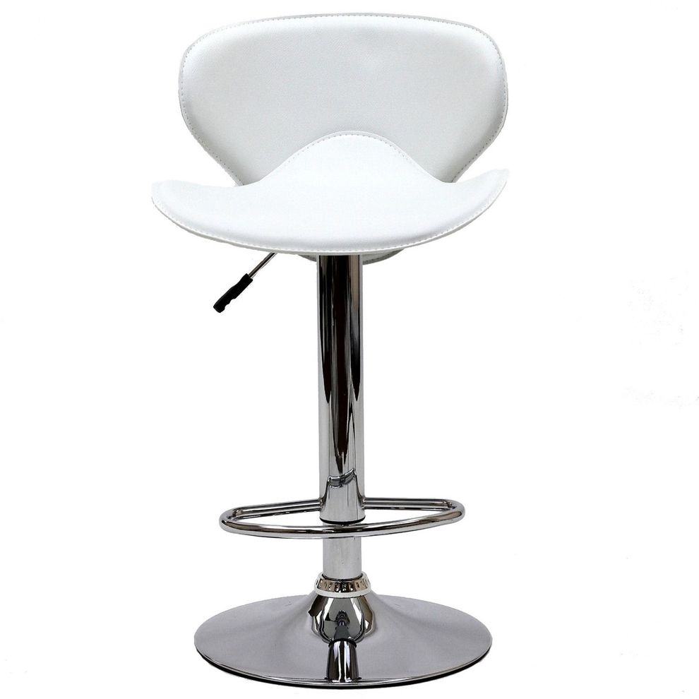 Comfortable bar stool in white by Modway
