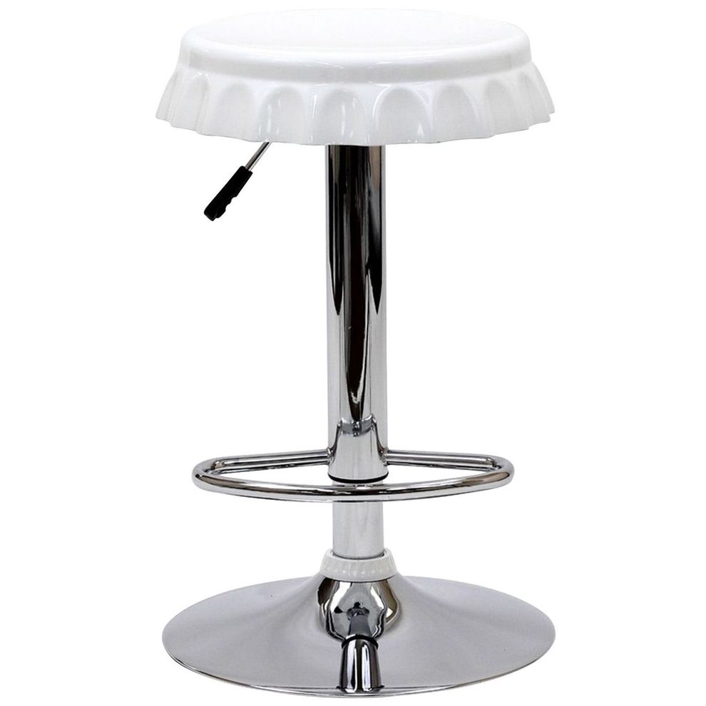 Bottle cap style bar stool by Modway