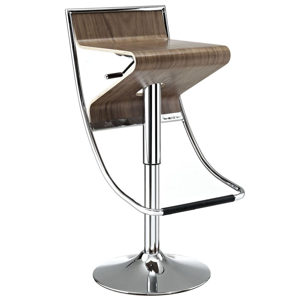 Stylish swivel adjustable height bar stool by Modway