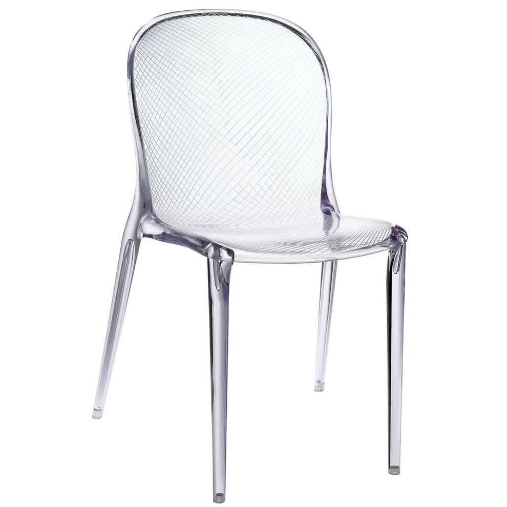 Acrylic translucent chair by Modway
