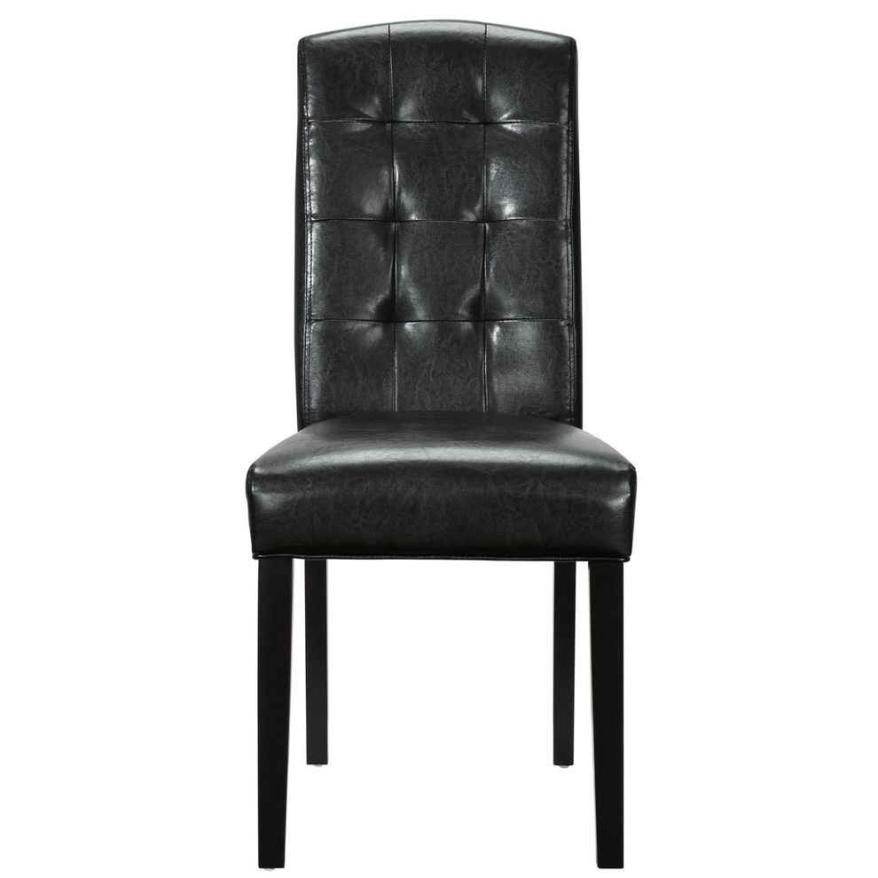 Parson style black dining chair by Modway