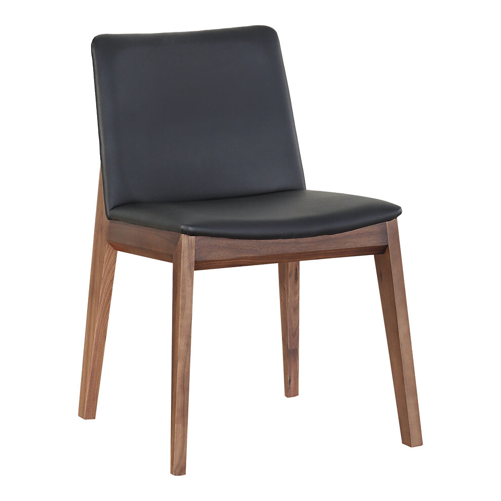 Mid-century modern dining chair black pvc-m2 by Moe's Home Collection