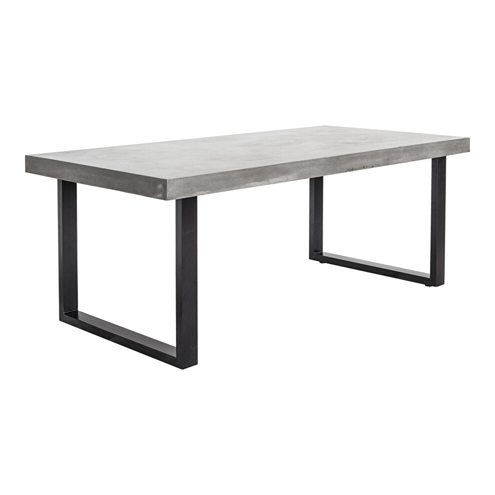 Contemporary outdoor dining table large by Moe's Home Collection