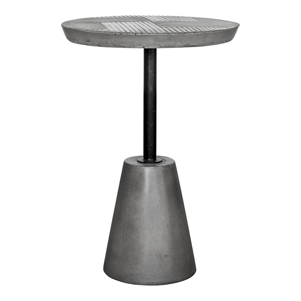 Contemporary outdoor accent table gray by Moe's Home Collection