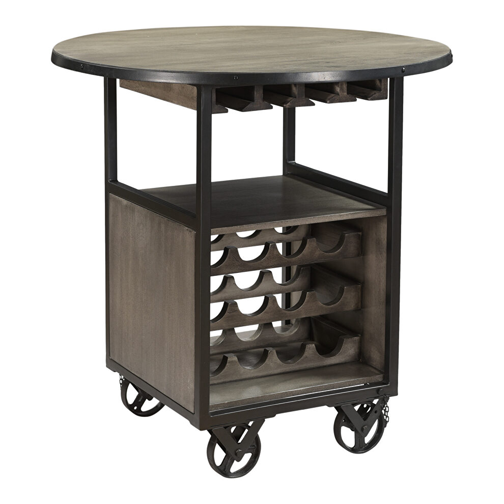 Industrial bar cart by Moe's Home Collection