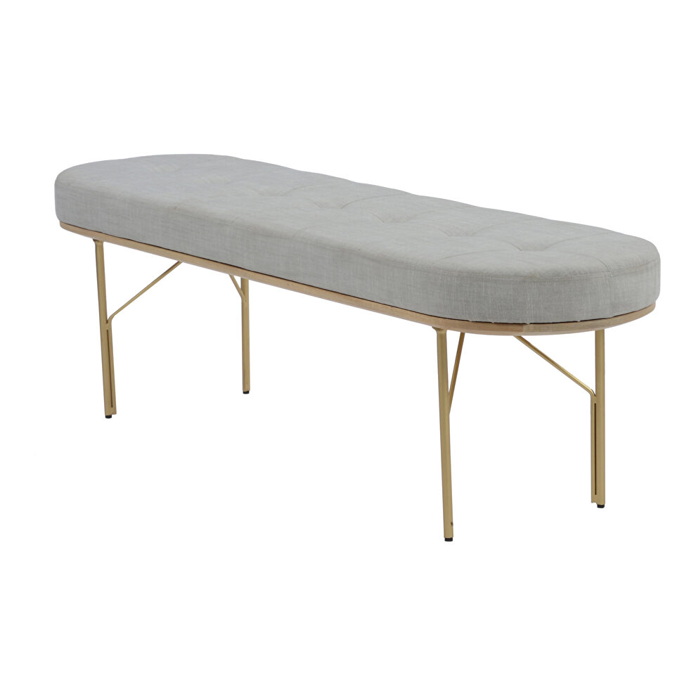 Art deco bench by Moe's Home Collection