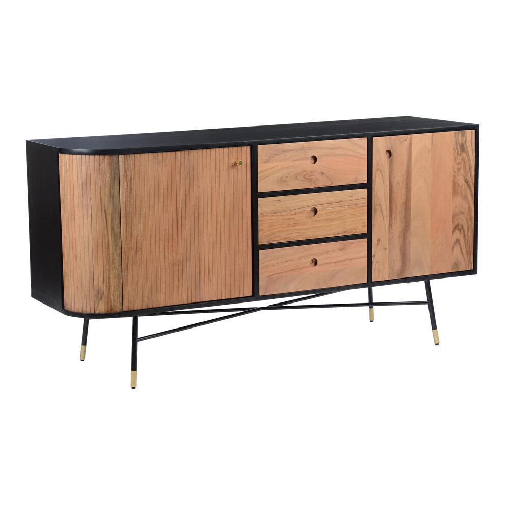 Mid-century modern and tan sideboard by Moe's Home Collection