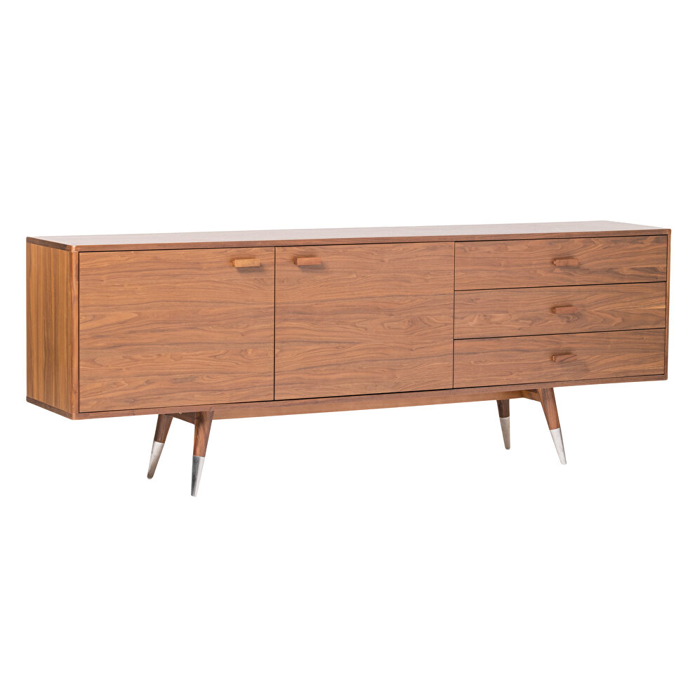 Mid-century modern sideboard walnut small by Moe's Home Collection