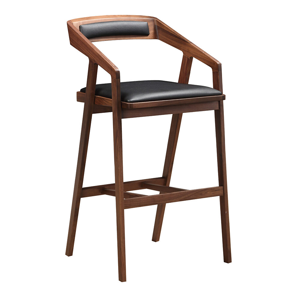 Mid-century modern barstool black by Moe's Home Collection