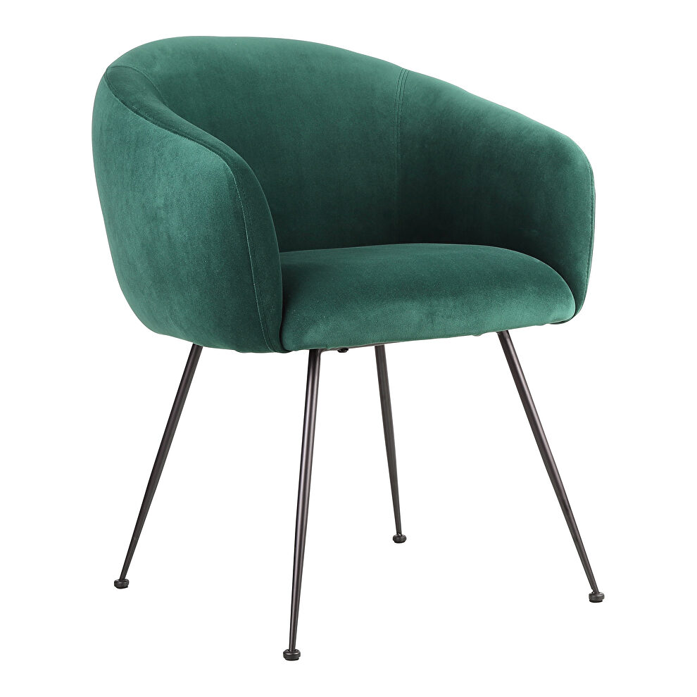 Art deco dining chair green by Moe's Home Collection