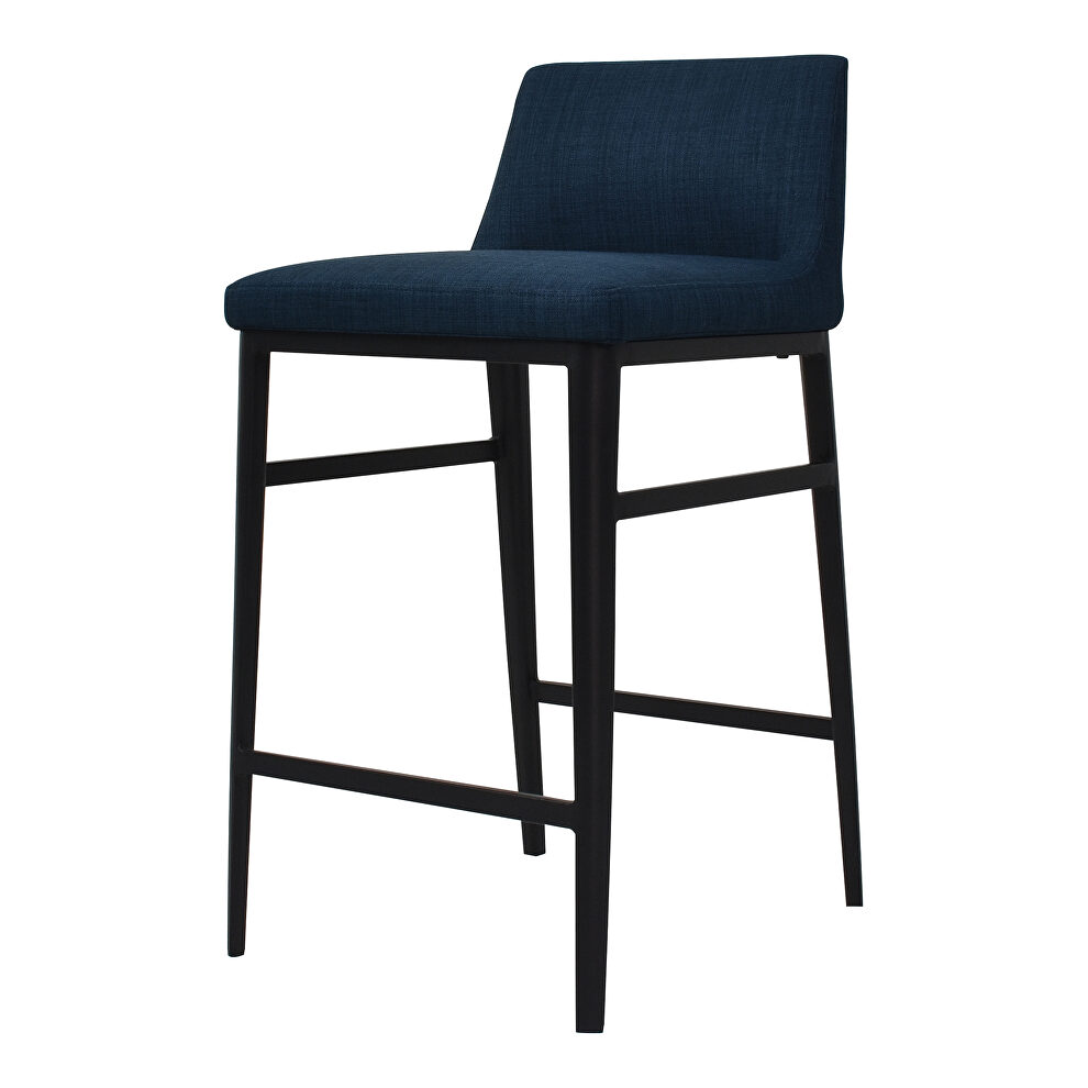 Contemporary counter stool blue by Moe's Home Collection