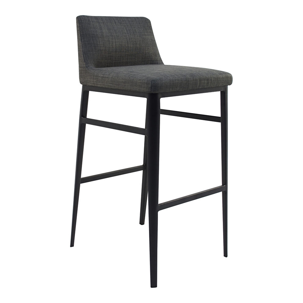 Contemporary barstool charcoal by Moe's Home Collection