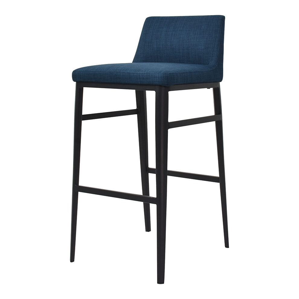 Contemporary barstool blue by Moe's Home Collection